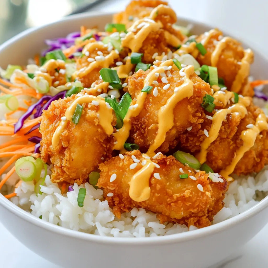 Bang Bang Chicken Bowl Einfache und leckere Zubereitung
