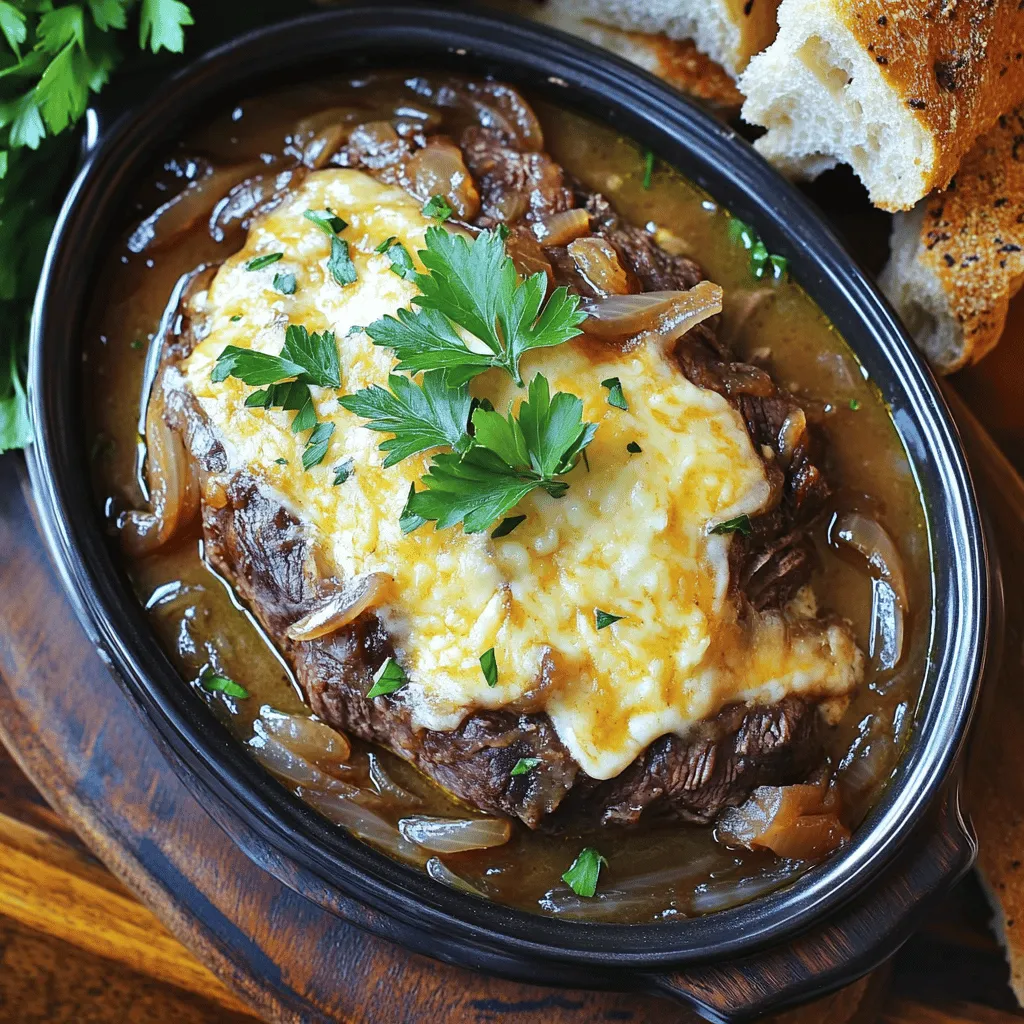 Slow Cooker French Onion Pot Roast Einfaches Rezept
