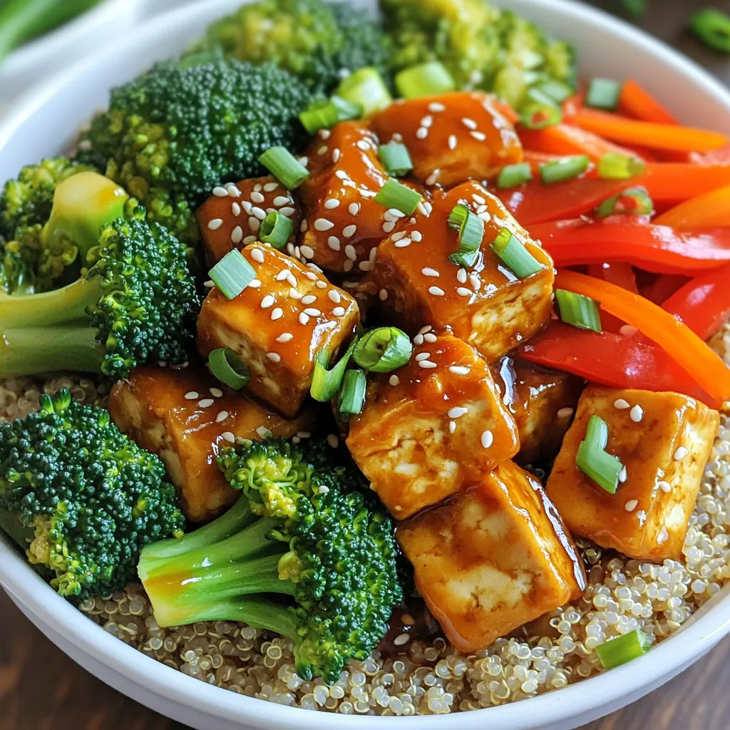 General Tsos Tofu Bowls Einfache und köstliche Mahlzeit