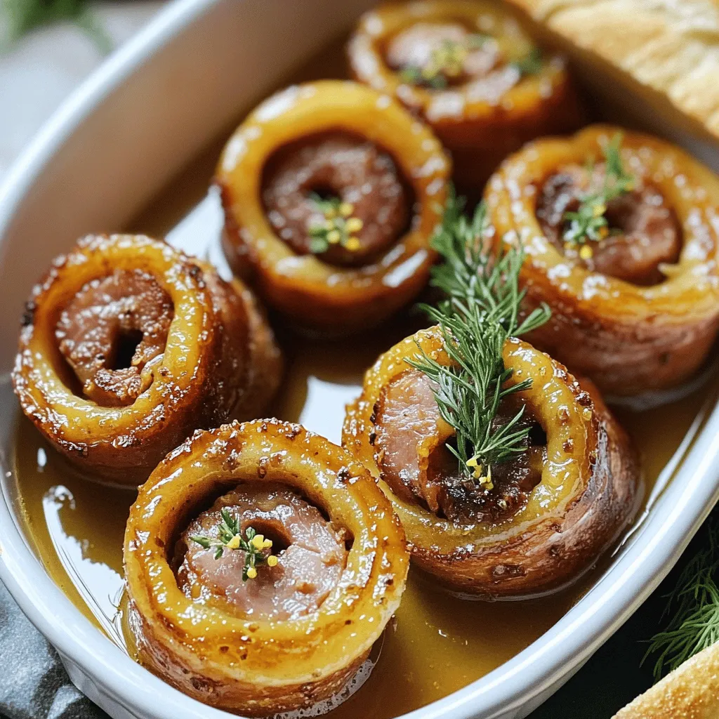 Herzhafte Bier-Zwiebeln mit knusprigem Schweinefleisch