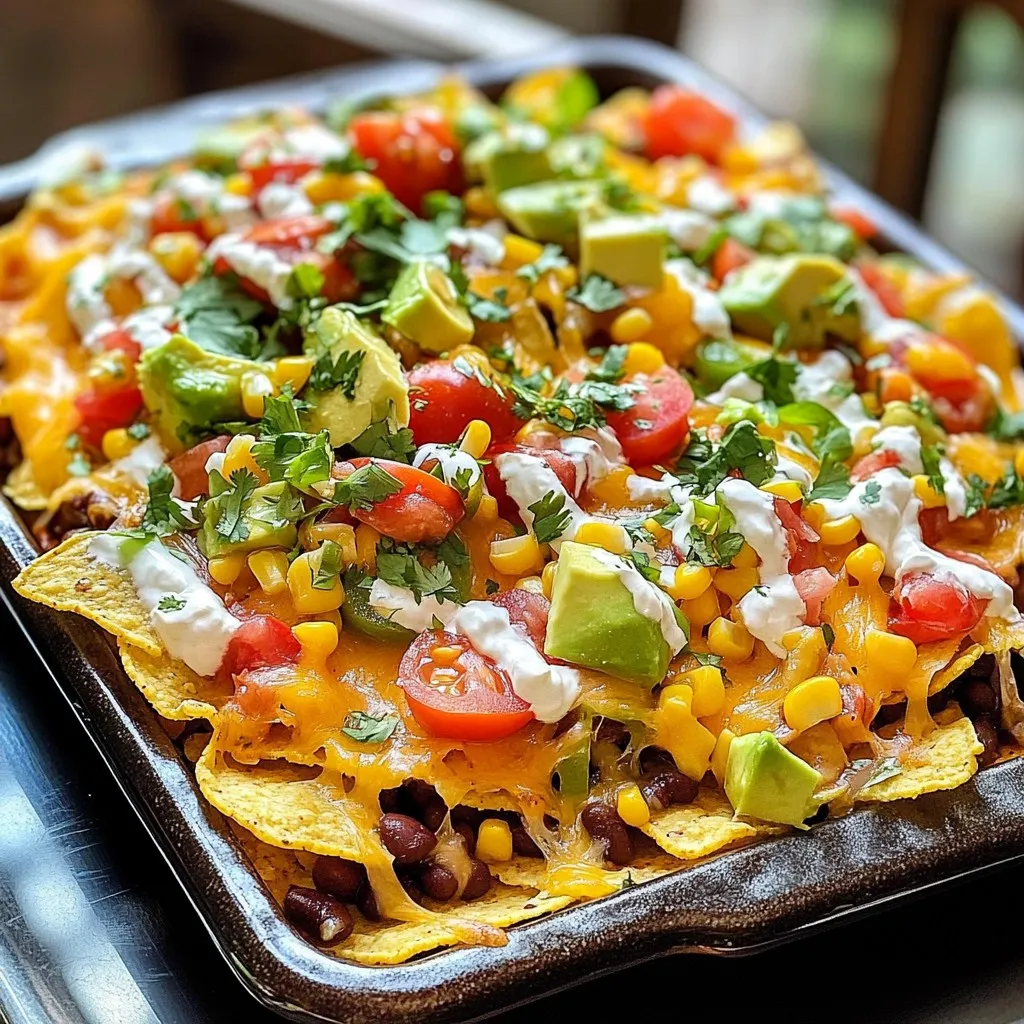 Loaded Veggie Nacho Sheet Einfach und Lecker Snack