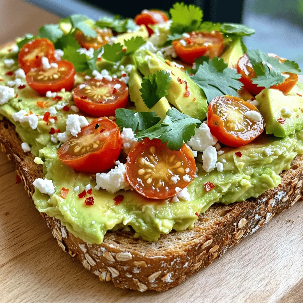 Zesty Avocado Toast für einen frischen Genuss