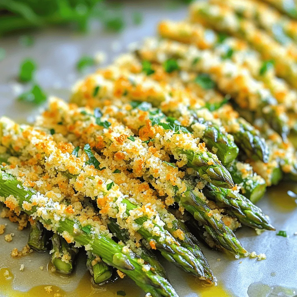 Knusprige Knoblauch-Parmesan-Spargelstäbchen Rezept
