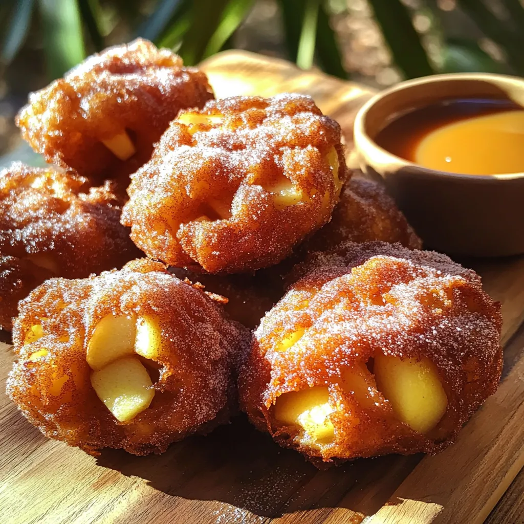 Zimt-Zucker Apfel-Krapfen Leckere und einfache Snacks