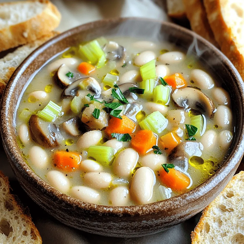 Cozy White Bean Mushroom Stew Einfache Rezeptur