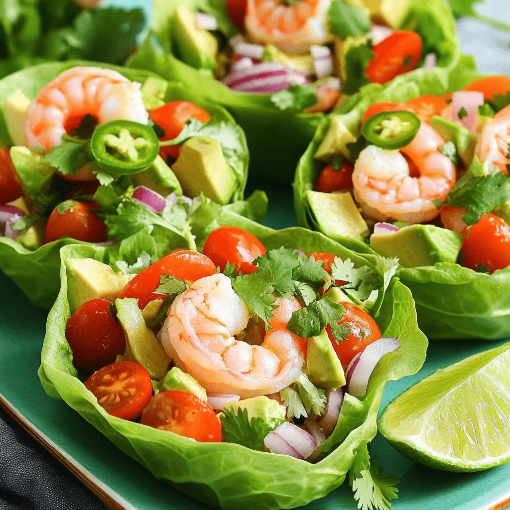 Zesty Shrimp &#038; Avocado Salad Cups Frisch und Lecker