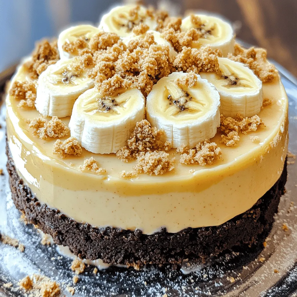 No Bake Banana Pudding Cheesecake Einfache Freude