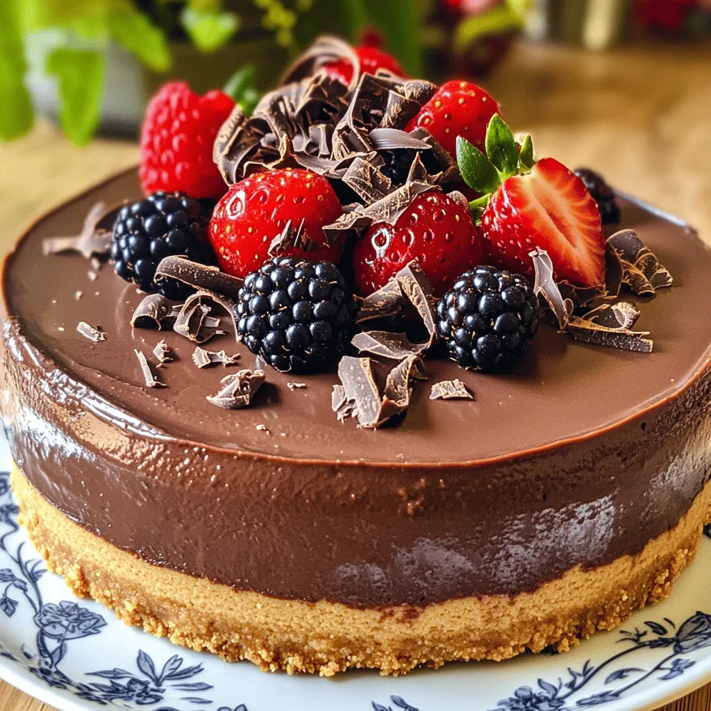 - 200 g Butterkekse, zerbröselt - 500 g Frischkäse - 200 g Zartbitterschokolade, geschmolzen