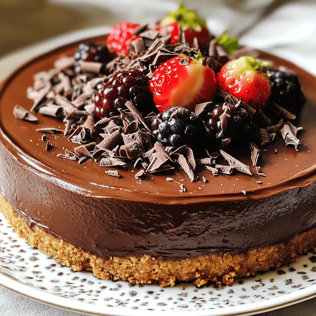 Schokoladenmousse-Käsekuchen einfach und lecker