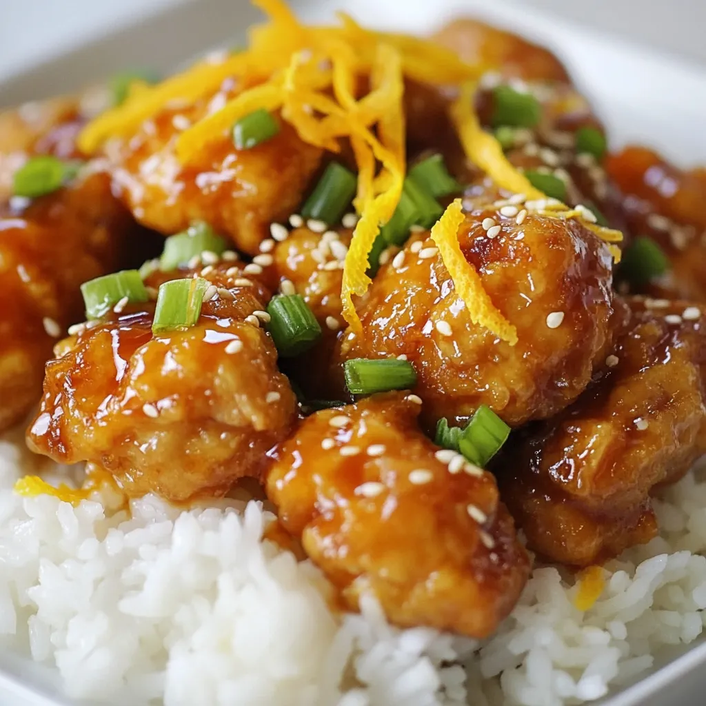 Copycat Panda Express Orange Chicken Einfache Zubereitung