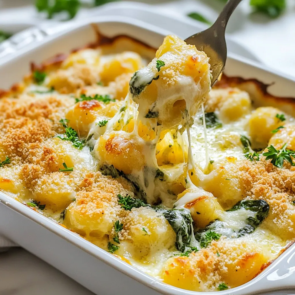 Spinach Artichoke Gnocchi Bake Köstliches Rezept