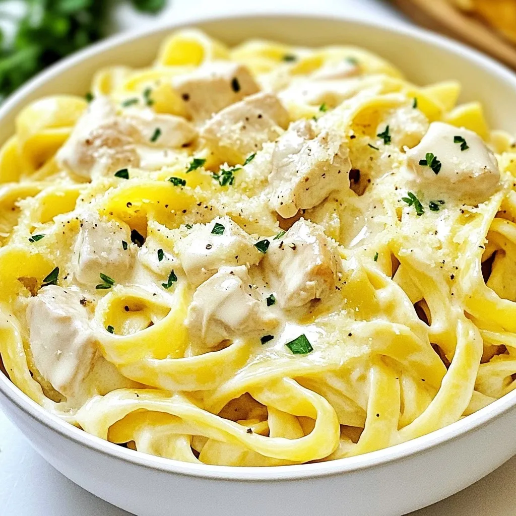 Instant Pot Chicken Alfredo Einfache Genussreise
