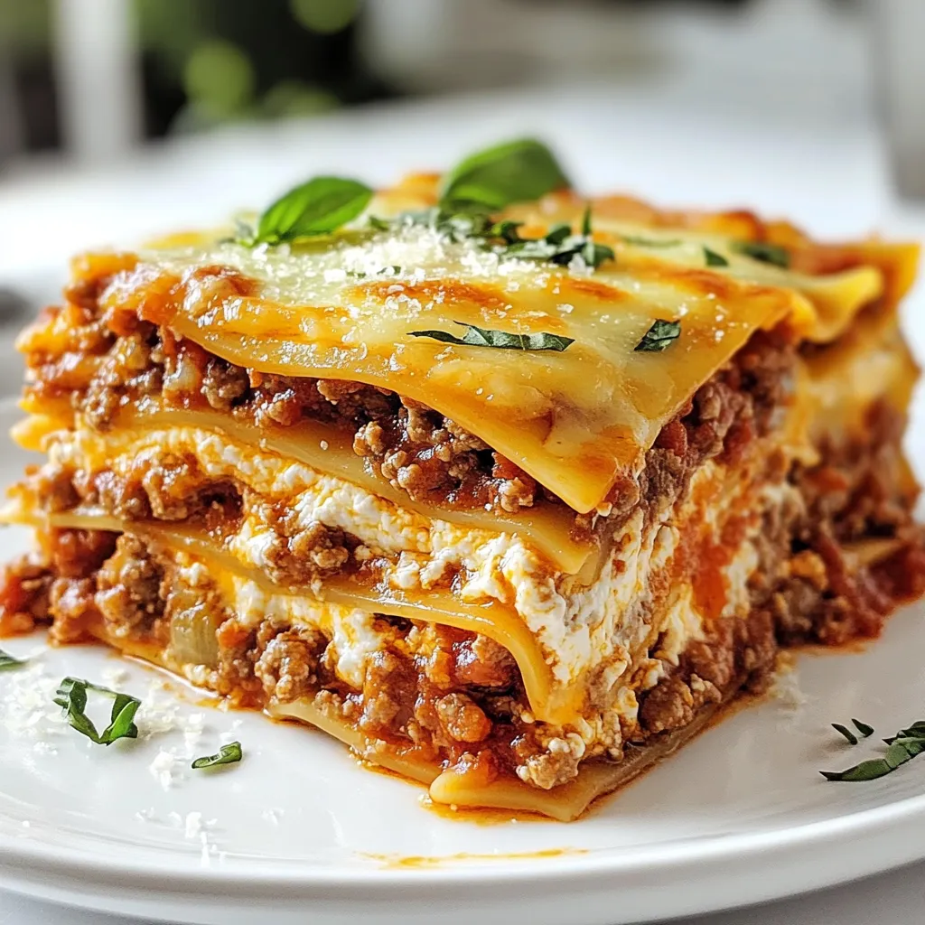 Homemade Lasagna Einfaches und Recept für Genuss