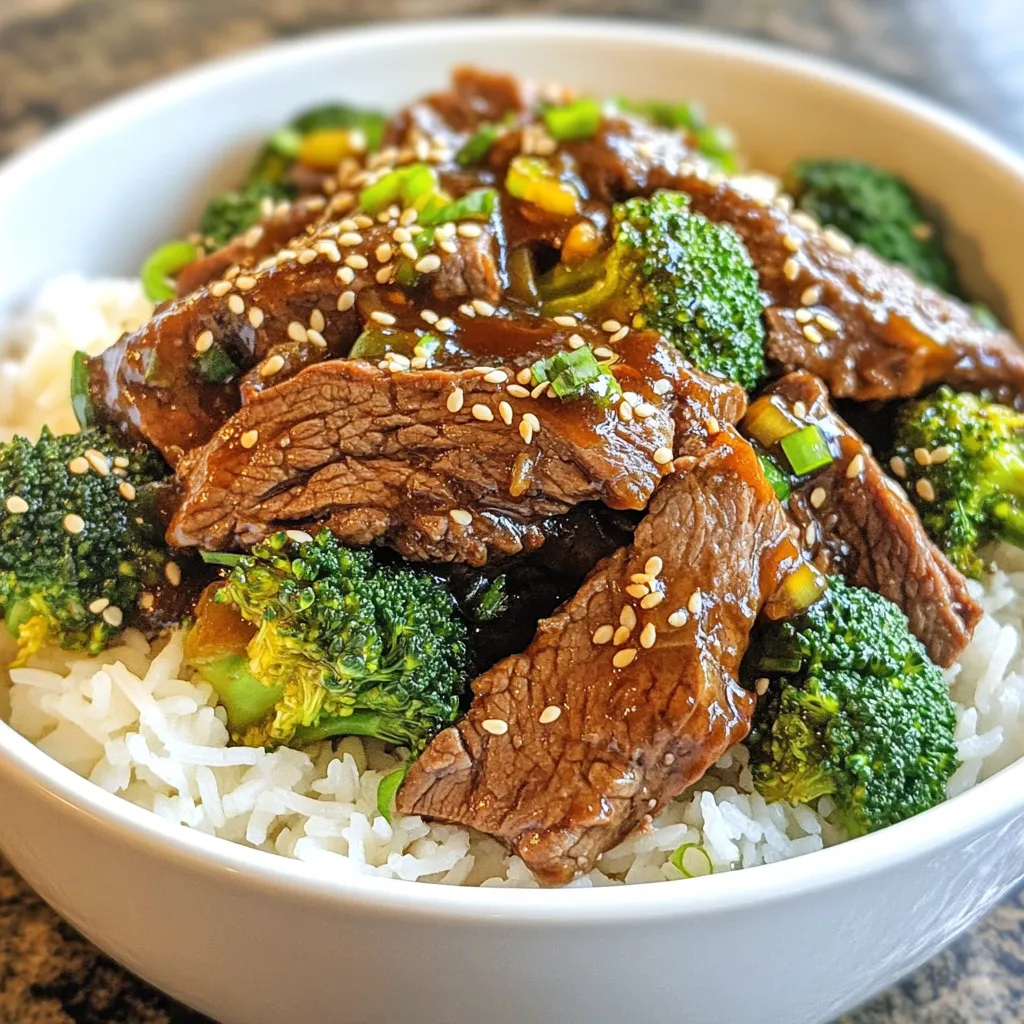Crockpot Beef and Broccoli Einfache und schmackhafte Mahlzeit