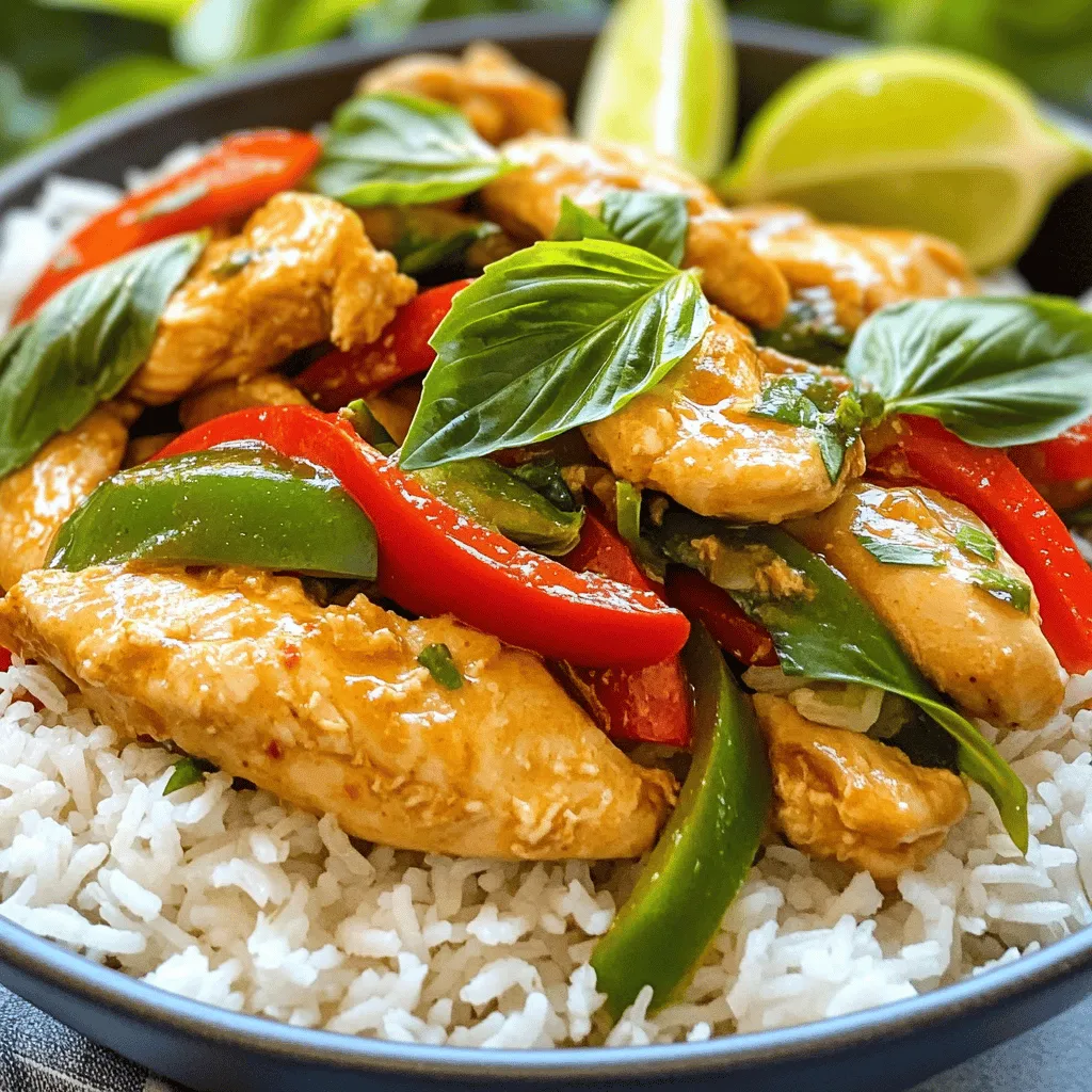 Thai Basil Chicken Stir Fry Kraftvoll und Köstlich