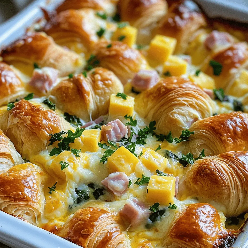 - 6-8 große Croissants (bevorzugt altbacken) - 6 Eier - 2 Tassen Milch