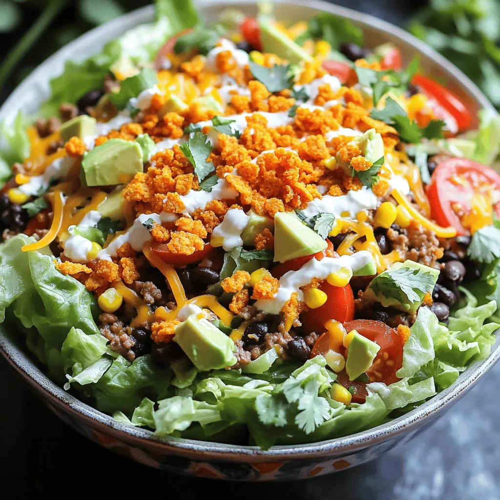 Easy Dorito Taco Salad Schnelle und leckere Mahlzeit