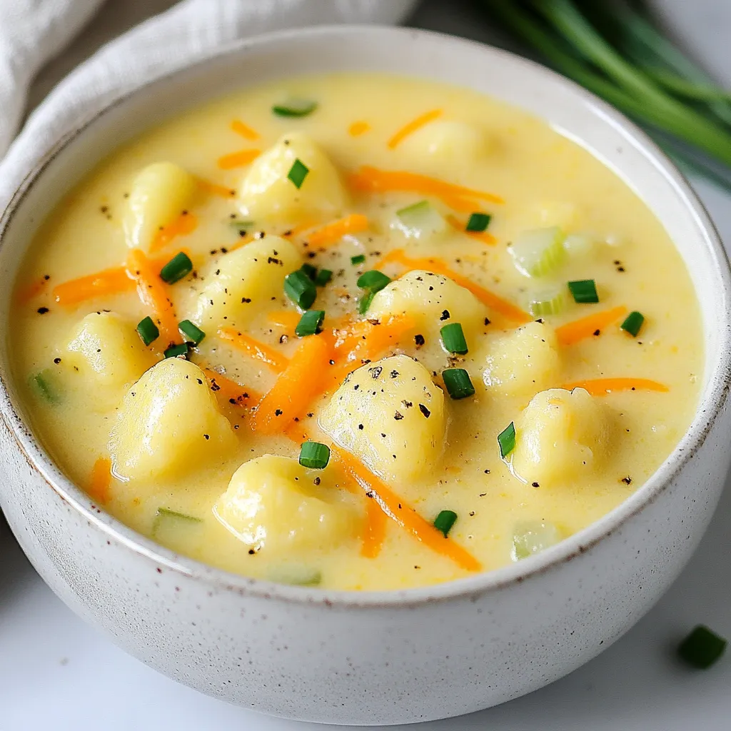 Cheddar Gnocchi Soup Schmackhaft und Einfach Zubereiten
