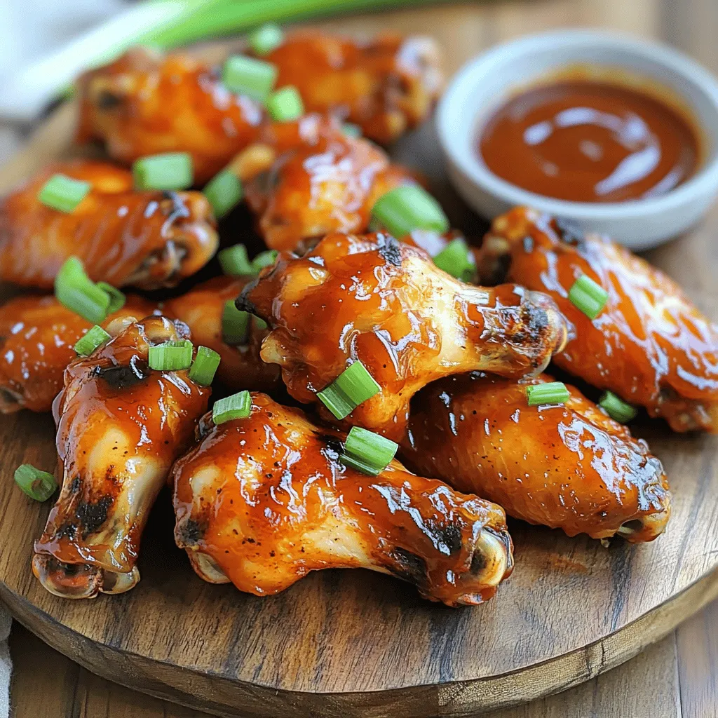 Air Fryer Honey BBQ Chicken Wings Einfaches Rezept
