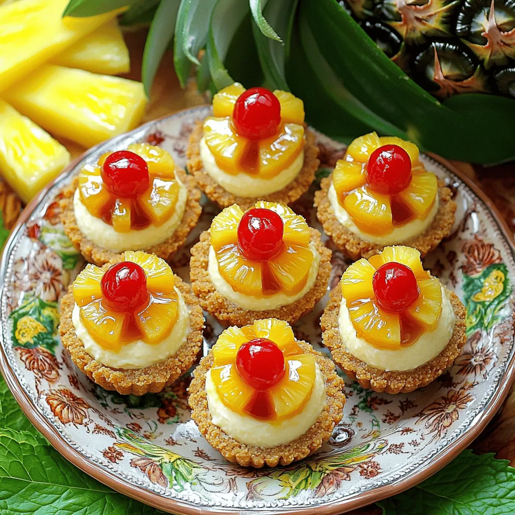Irresistible Pineapple Upside-Down Cheesecake Bites Rezept