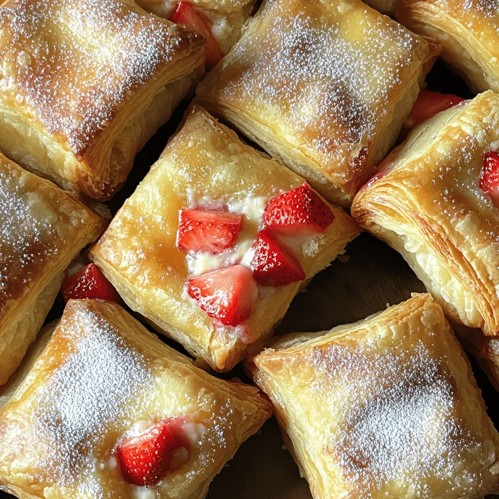 Strawberry Cheesecake Sweet Rolls Schnelle und leckere Rolle