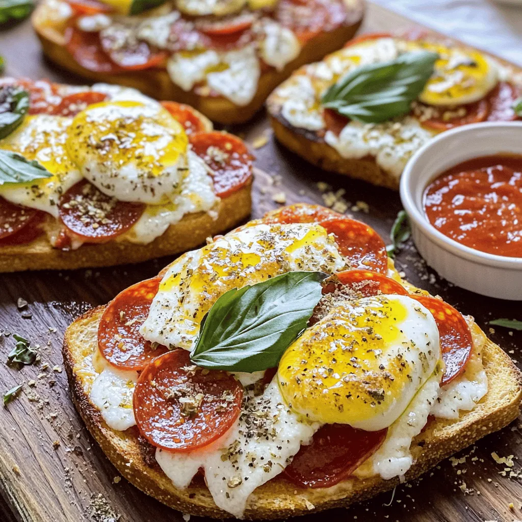 Pizza Toasts Einfaches und Leckeres Rezept