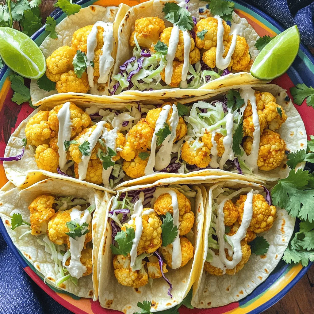Bang Bang Cauliflower Tacos Köstlich und Einfach