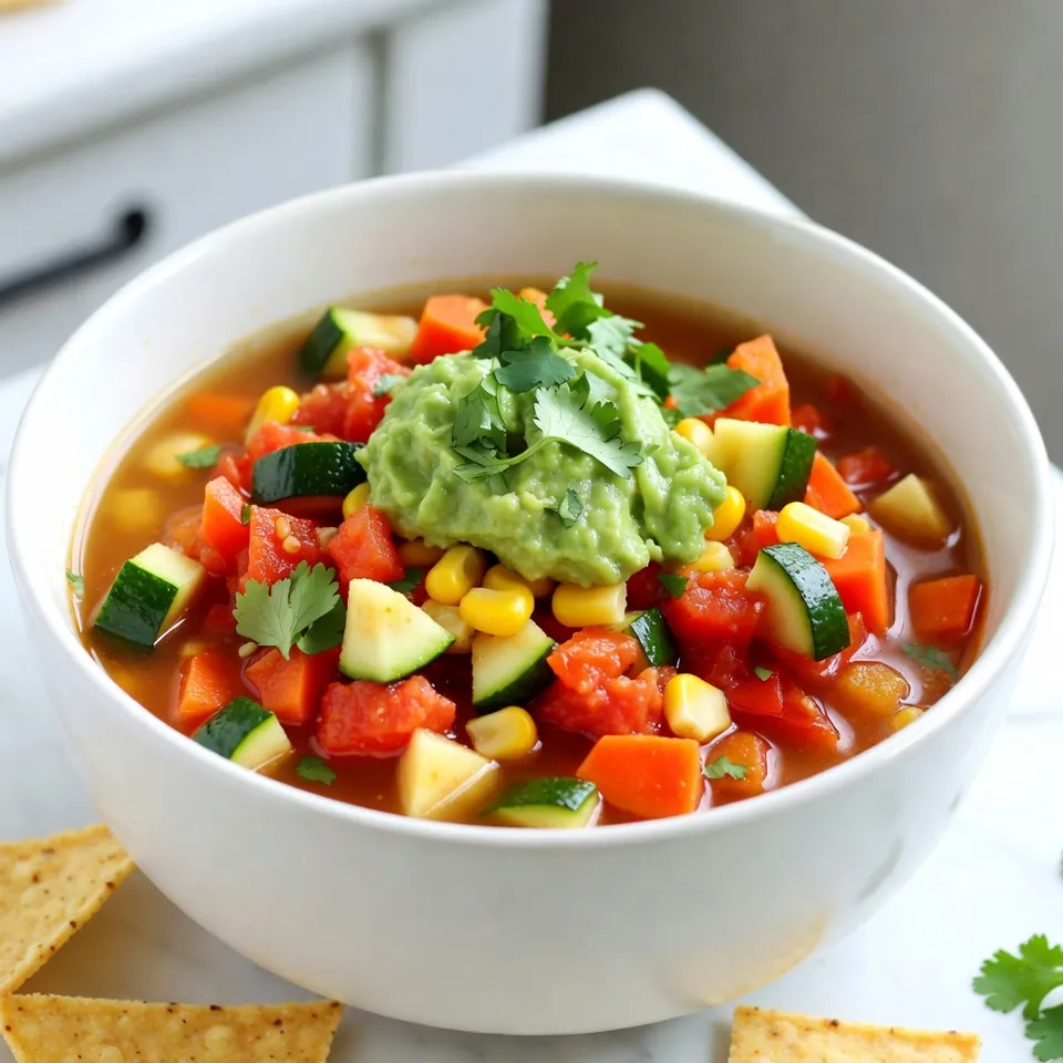 Veggie Loaded Taco Soup Einfach und Nahrhaft Kochen