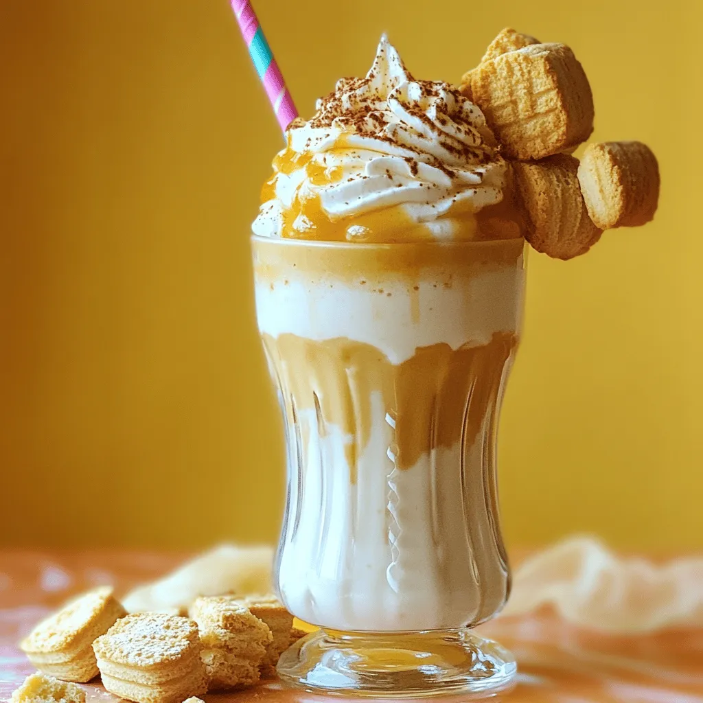 Cremiger Biscoff Keksbutter Milchshake Genusserlebnis