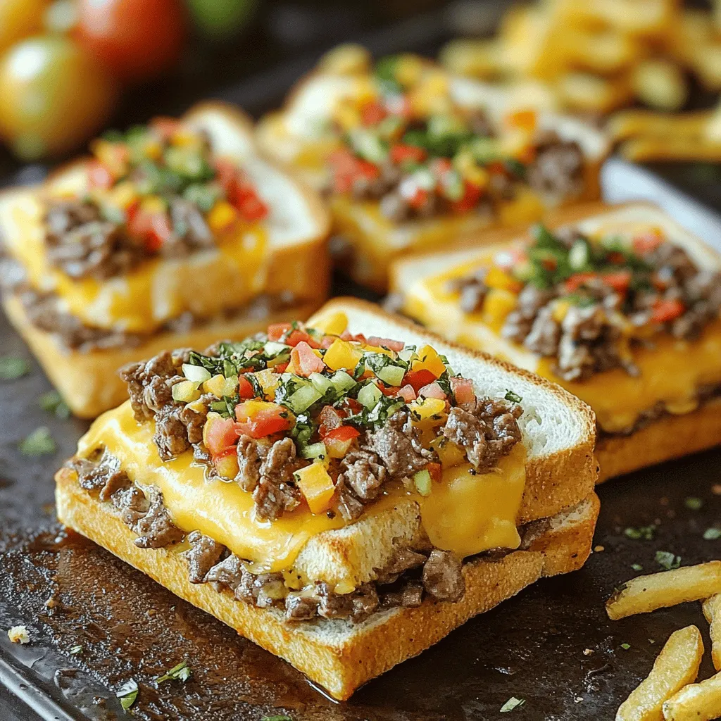 Das Chopped Cheese Sandwich ist ein beliebtes Gericht aus New York. Es besteht aus Rinderhackfleisch, das mit Zwiebeln und Paprika gebraten wird. Man schneidet das Fleisch während des Kochens klein. Das Ergebnis ist eine leckere Mischung, die auf einem weichen Brötchen serviert wird. Zwei Scheiben Cheddar-Käse schmelzen im Fleisch und sorgen für cremigen Geschmack.