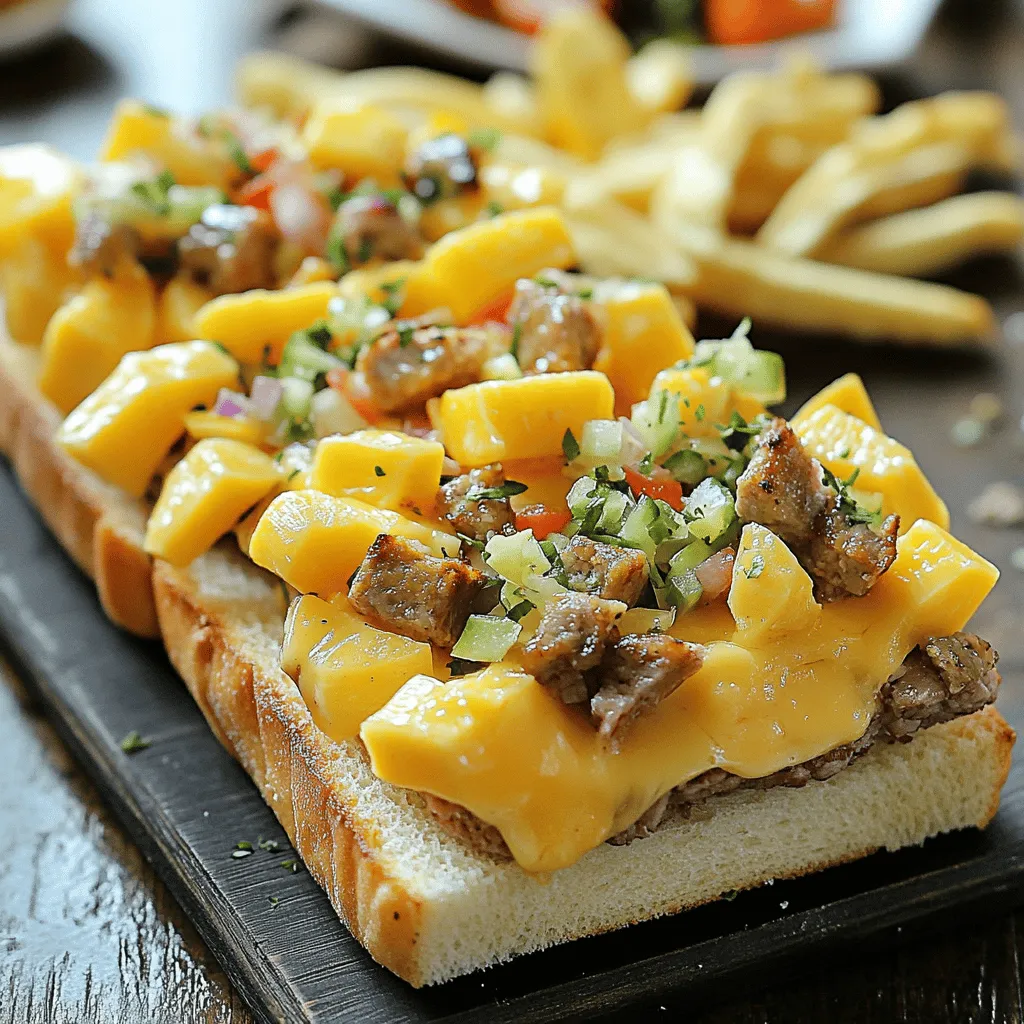 Chopped Cheese Sandwich Köstlich und Einfach Zubereiten