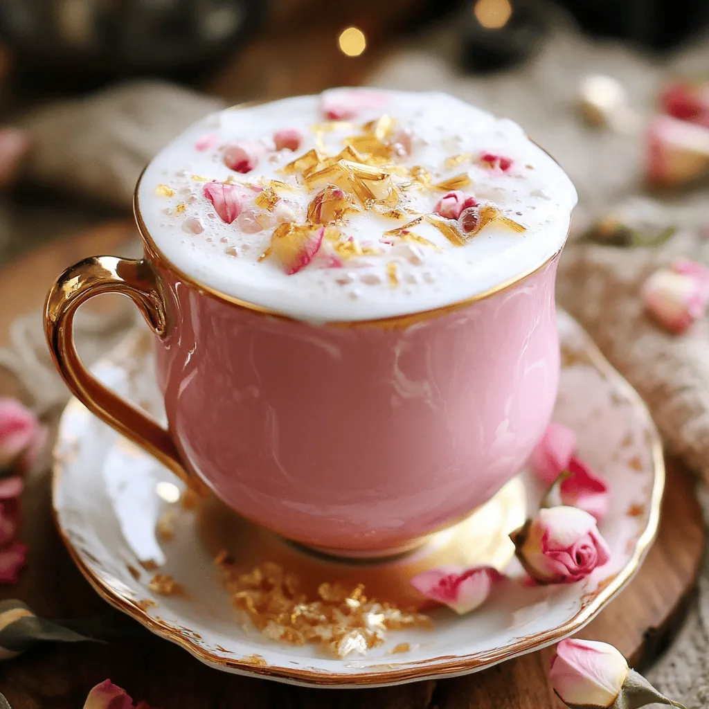 Vanilla Rose Tea Latte Einfaches und leckeres Rezept