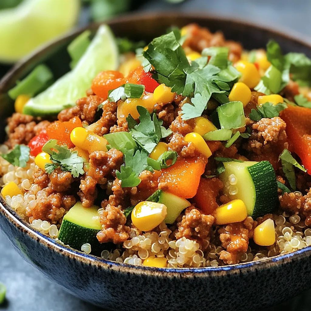 Ground Chicken Bowls Einfach und Lecker Zubereiten