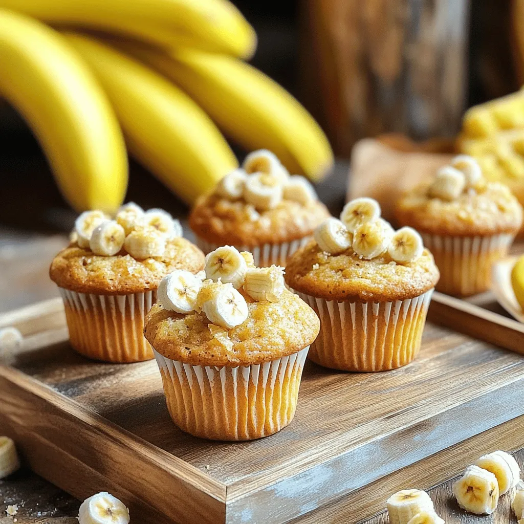 Um Mini-Bananenmuffins zu machen, brauchst du einfache Zutaten und etwas Zeit. Die Basis sind reife Bananen, die du zerdrückst. Sie geben den Muffins ihren süßen Geschmack. Du benötigst auch geschmolzene Butter und Zucker. Diese Zutaten sorgen für eine feuchte Textur.