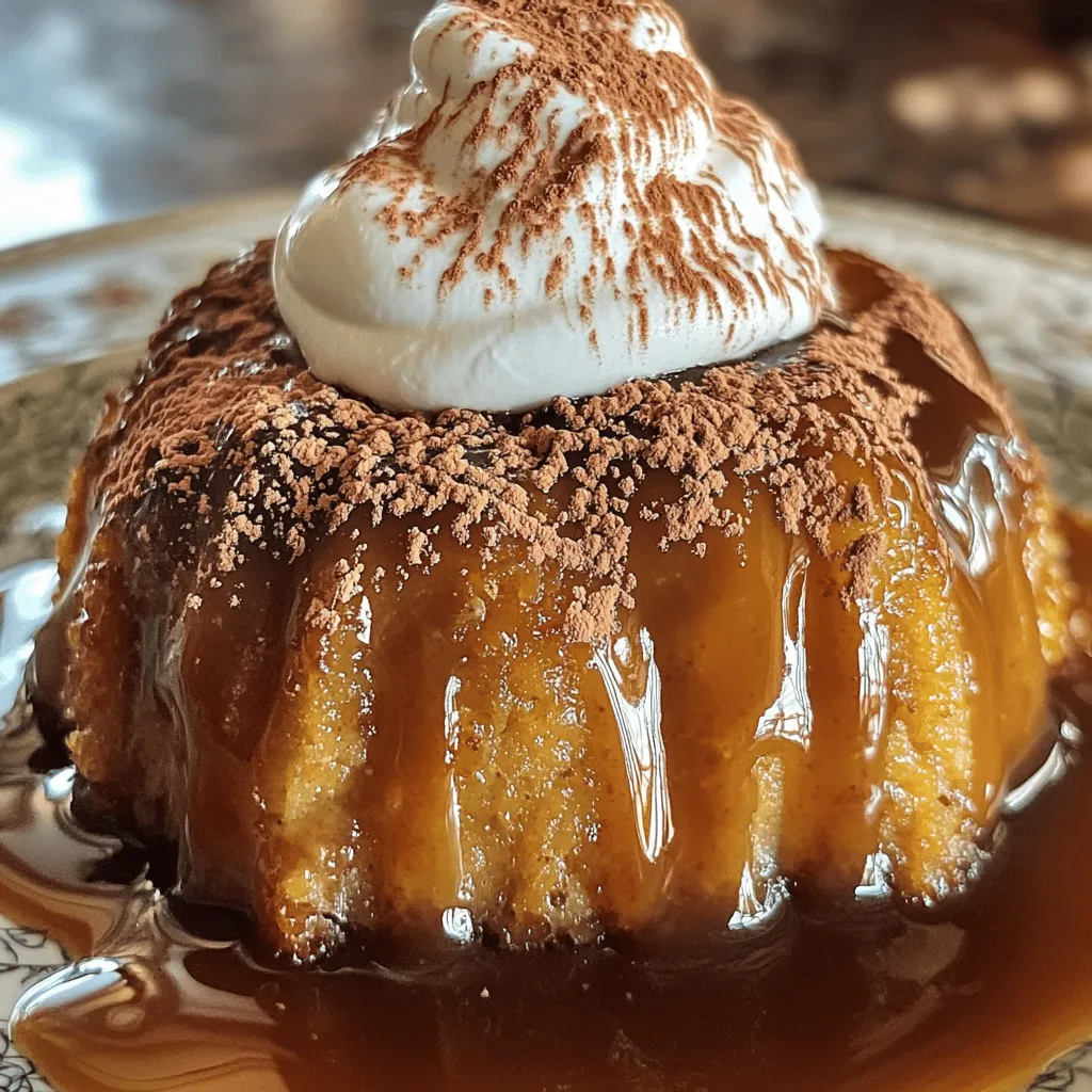 Süßer Toffee-Pudding Einfach Genießen und Teilen
