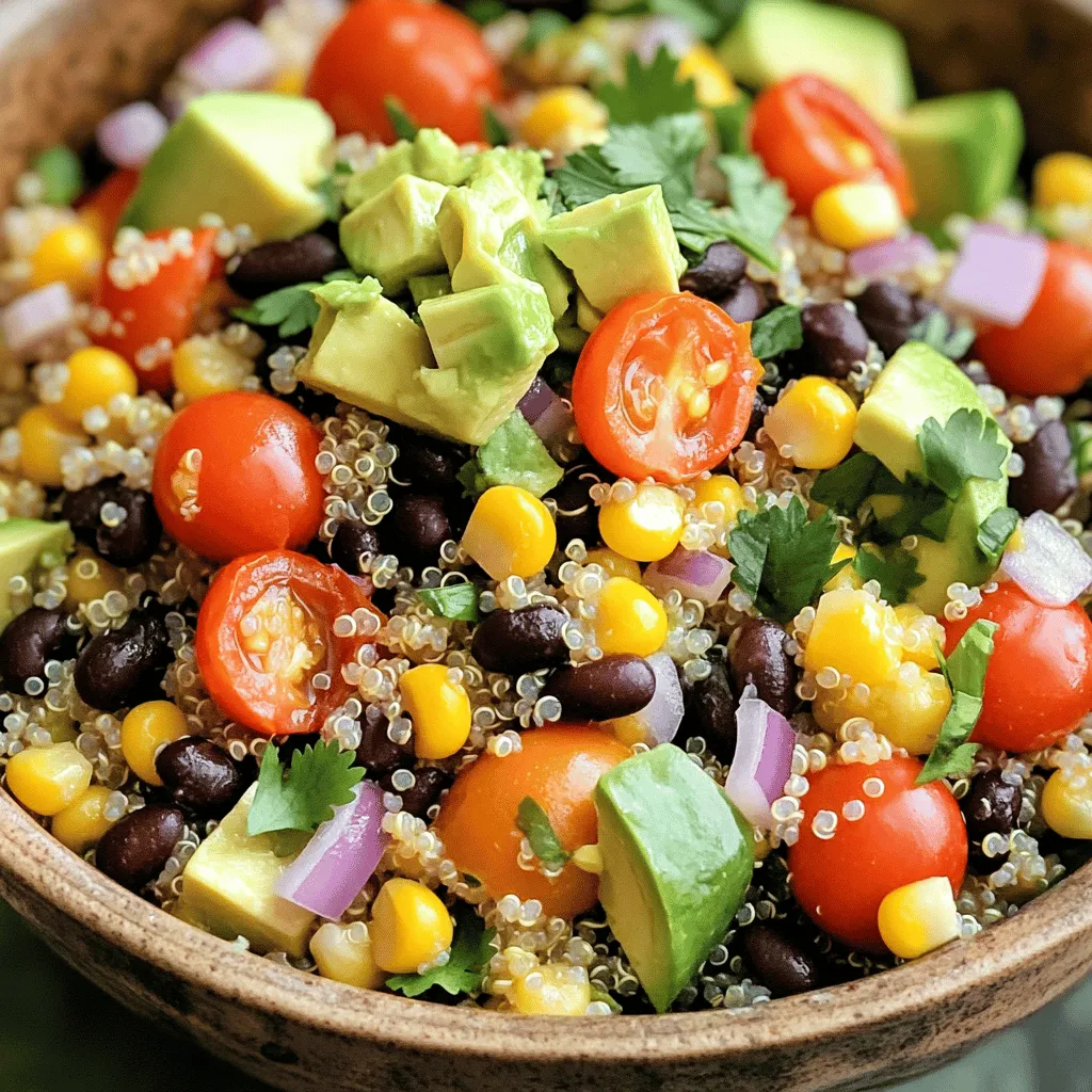 Köstlicher Southwest Quinoa Salad Einfach und Gesund