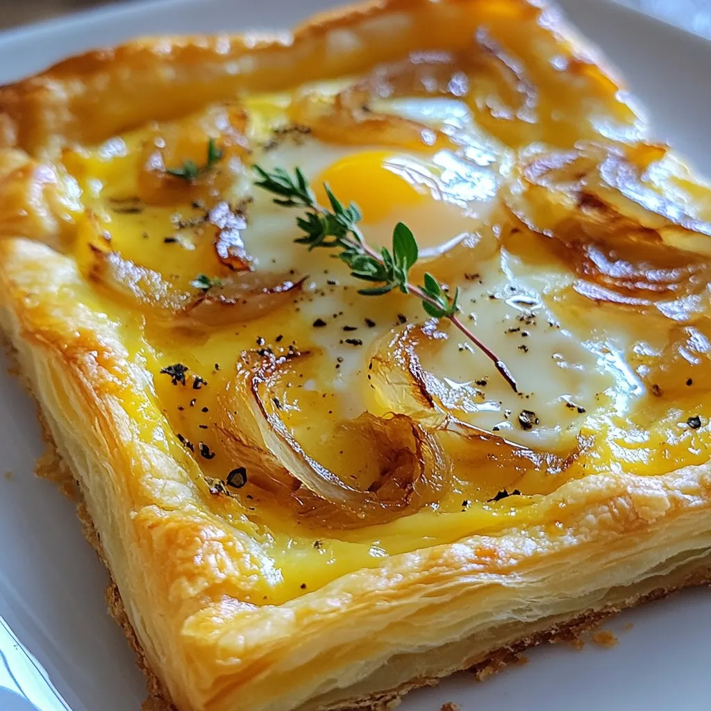 Caramelized Onion Gruyère Tart Einfach und Lecker