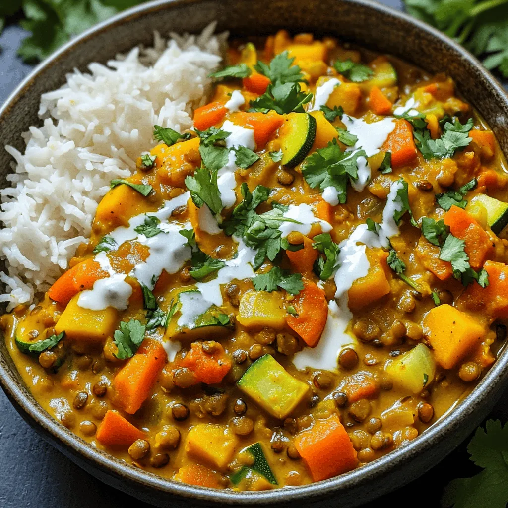 Vegan Linsen-Curry Einfaches und schmackhaftes Rezept