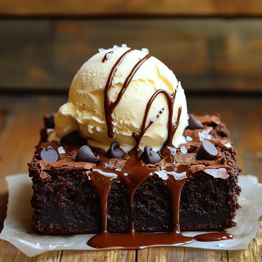 Einfache Chewy Brownies zart und schokoladig lecker