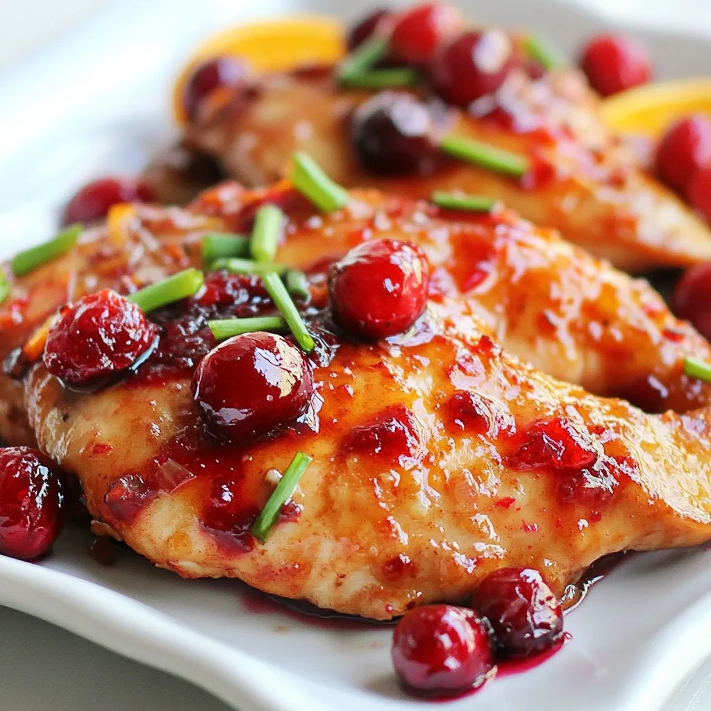 Zesty Cranberry Orange Chicken für jeden Anlass lecker