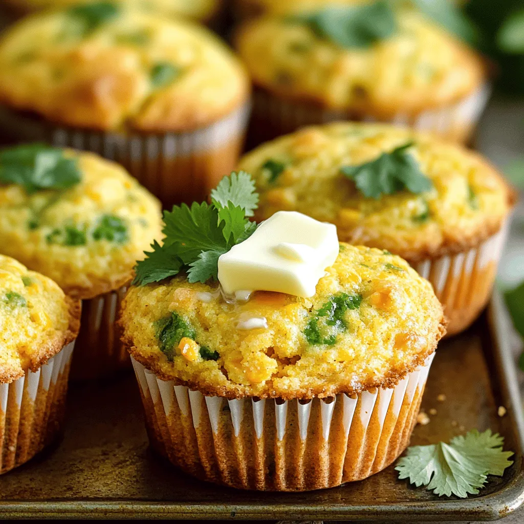Jalapeño Cheddar Cornbread Muffins Luxus für jeden Tag