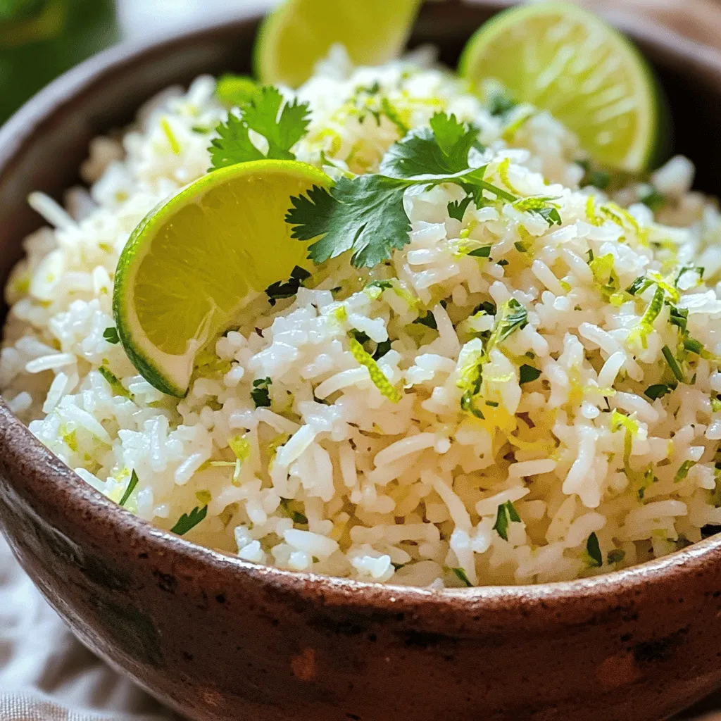 Lime Cilantro Rice Einfach und Aromatisch Zubereiten