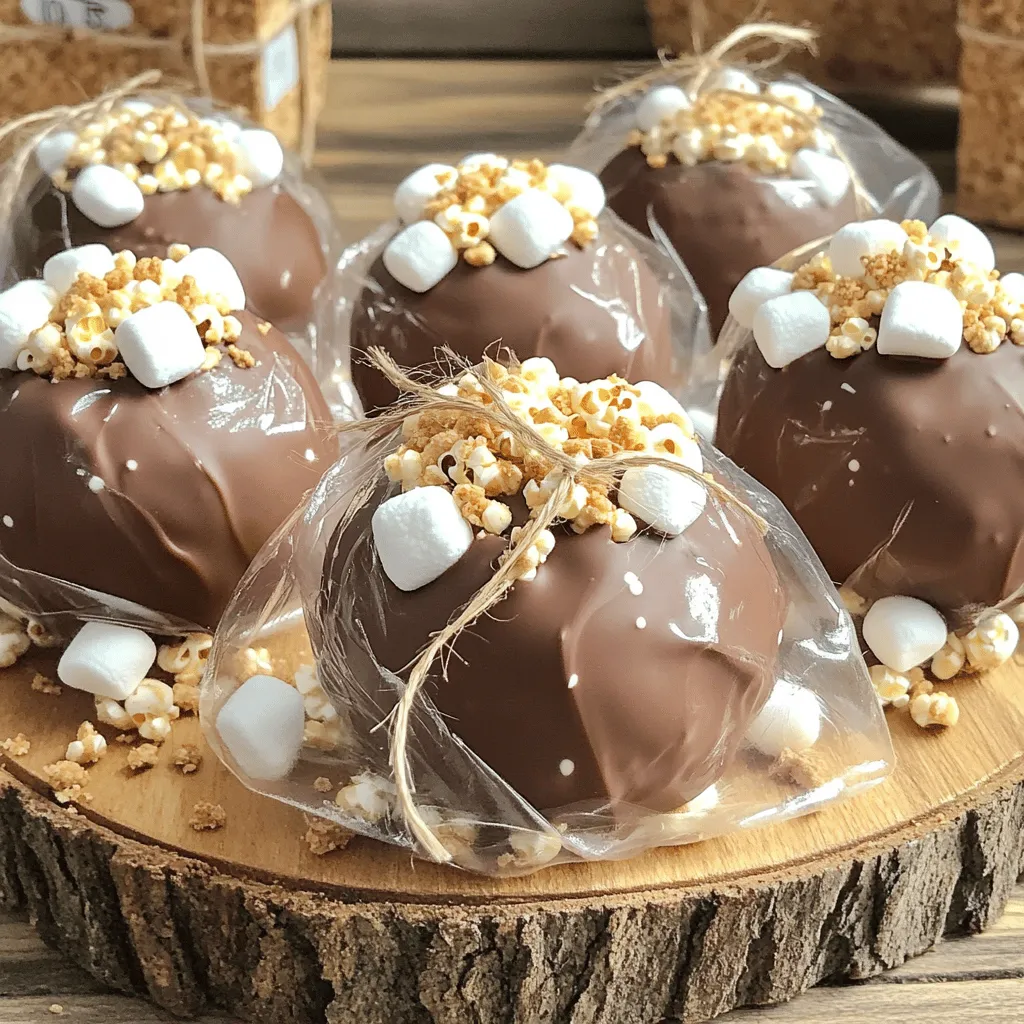 S&#8217;mores Popcorn Balls knuspriger Genuss für alle
