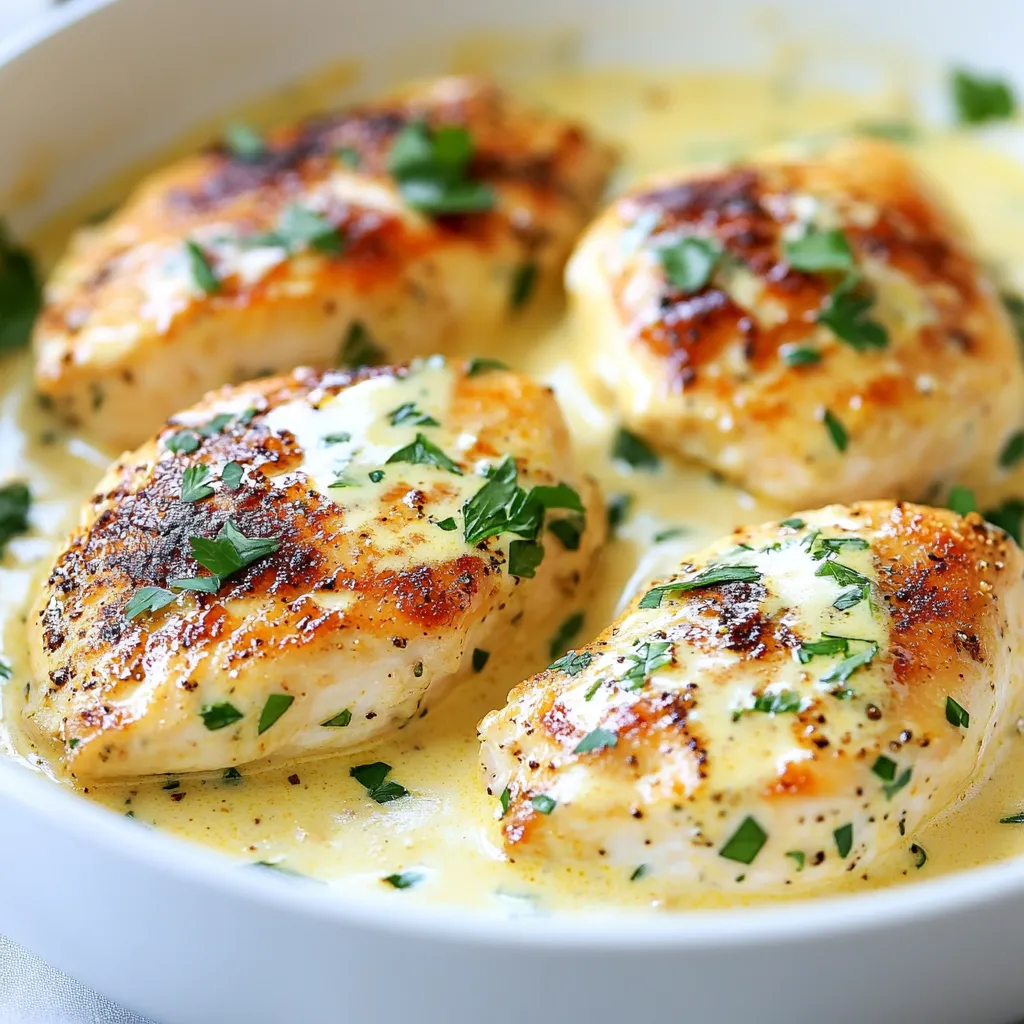Cremige Kräuter-Hühnchen-Pfanne Einfach und Lecker