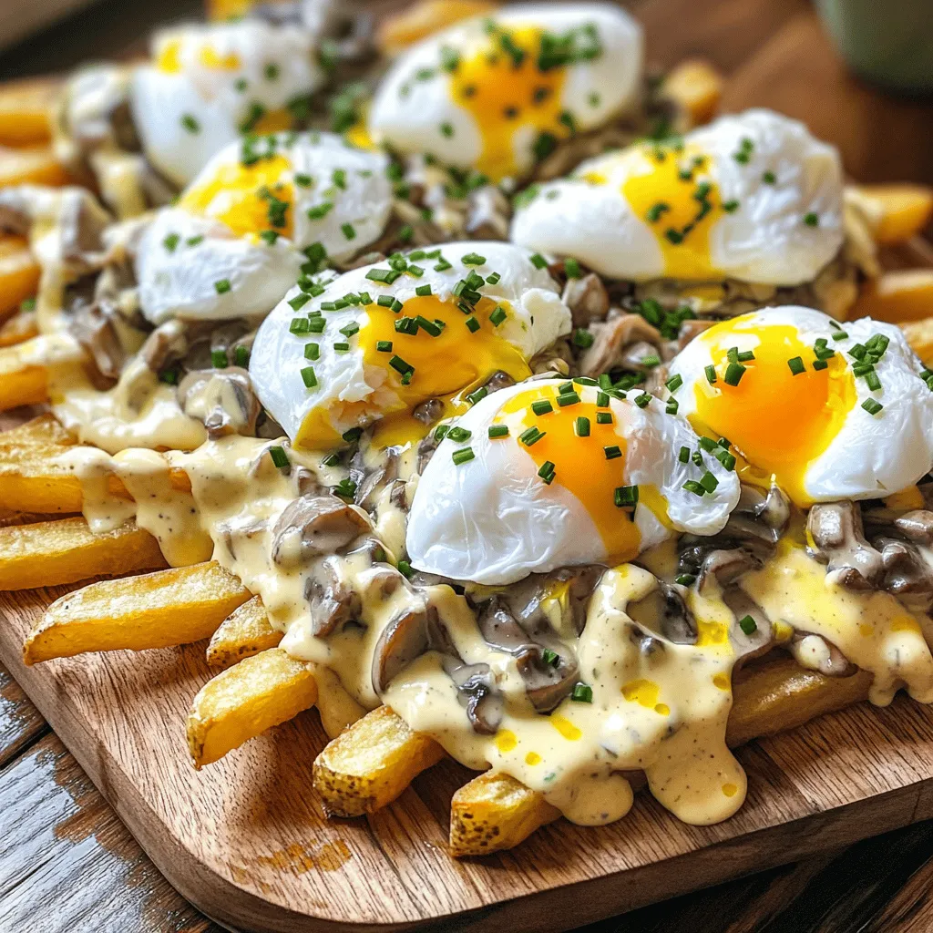 Eier-Pilz-Sauce-Pommes Köstlich und Einfach Zubereiten