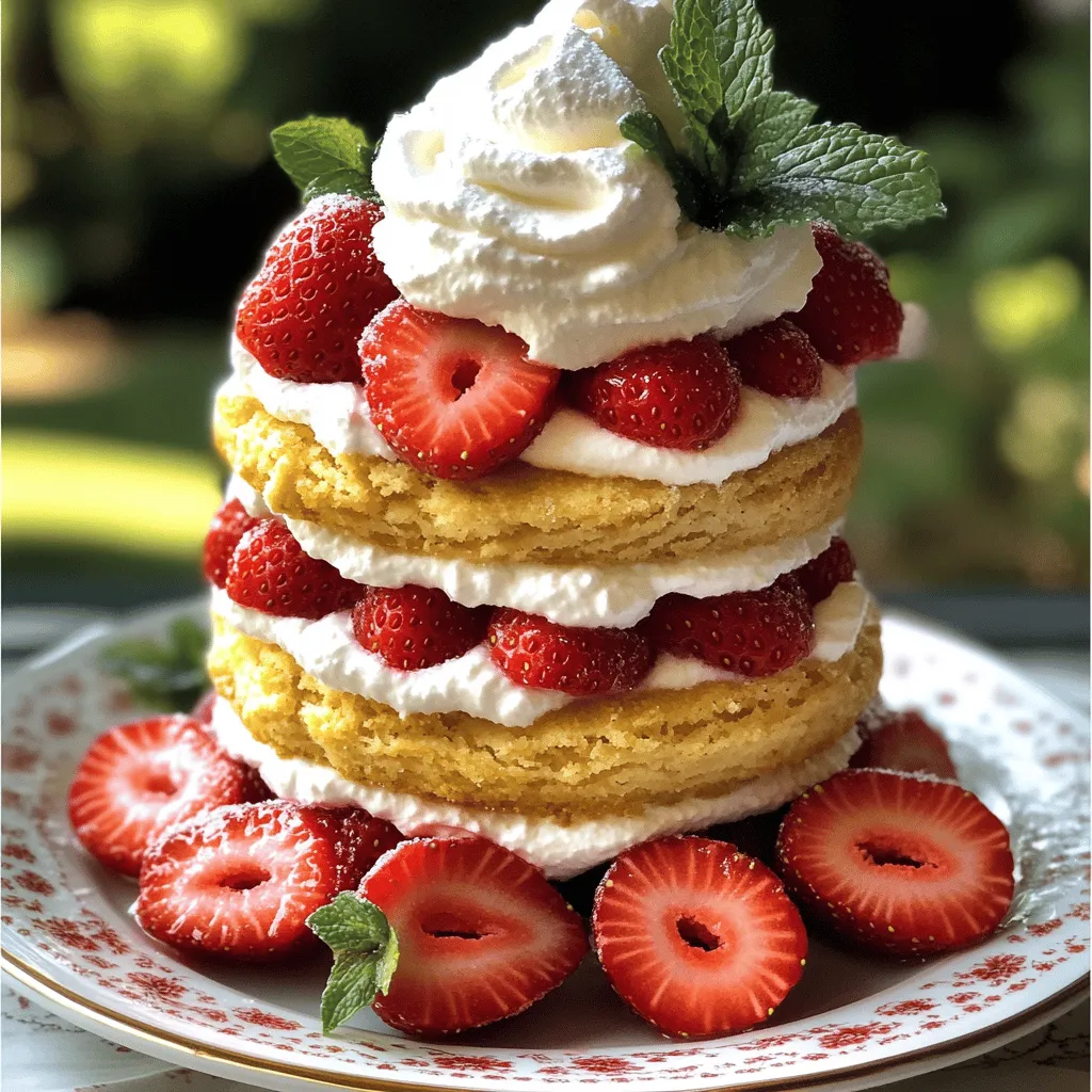 Um einen leckeren Erdbeer-Shortcake zu machen, benötigen Sie einige einfache Zutaten. Hier ist die Liste: