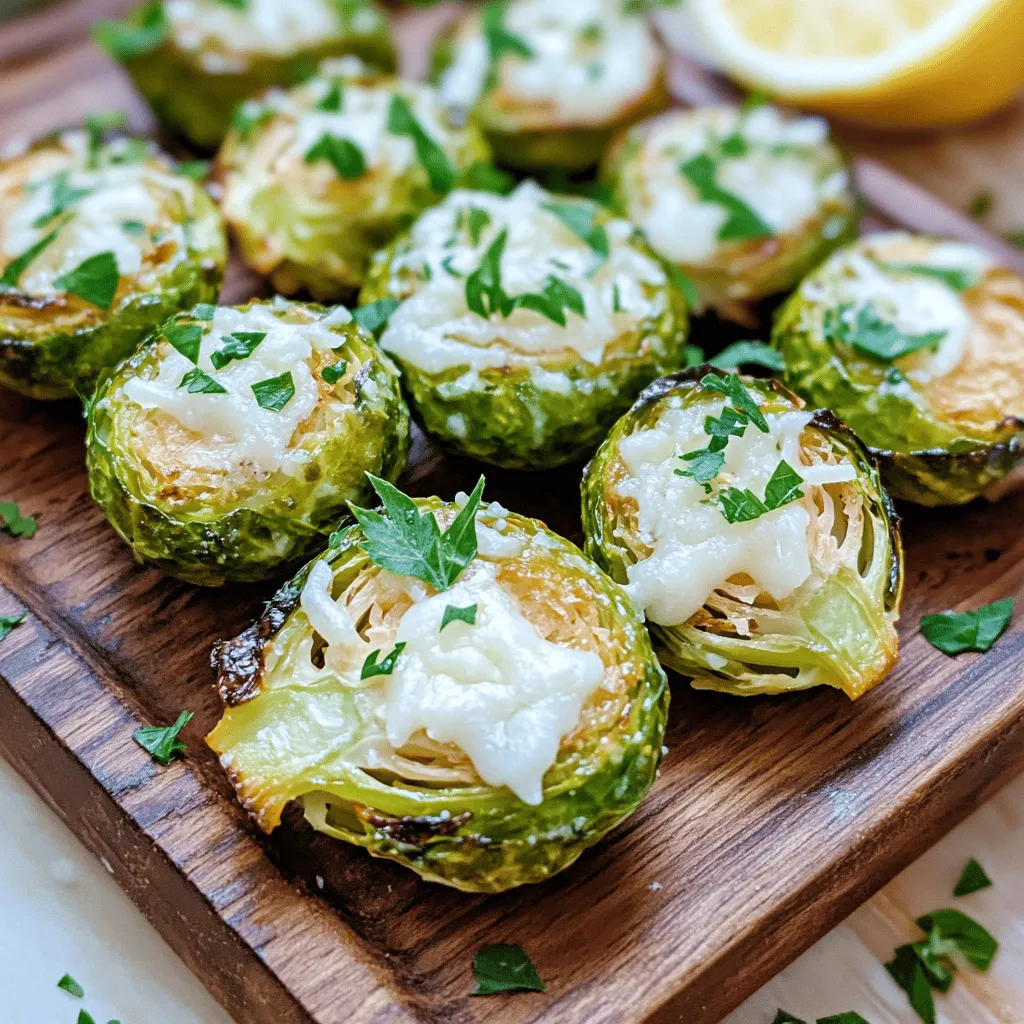 - 450 g Rosenkohl - 4 Knoblauchzehen - 60 g geriebener Parmesan Die Hauptzutaten sind einfach zu finden. Rosenkohl ist knackig und gesund. Knoblauch bringt einen starken Geschmack. Parmesan sorgt für einen herzhaften, salzigen Kick. - 45 ml Olivenöl - 1 Teelöffel Knoblauchpulver - 1 Teelöffel Zwiebelpulver Die Gewürze sind wichtig für den Geschmack. Olivenöl hilft, den Rosenkohl schön zu rösten. Knoblauch- und Zwiebelpulver geben einen zusätzlichen Geschmack. Diese Gewürze verbinden sich gut mit dem Gemüse. - 0,5 Teelöffel zerdrückte rote Paprikaflocken (optional) - Frische Petersilie Die Garnitur macht das Gericht besonders. Rote Paprikaflocken bringen eine kleine Schärfe. Petersilie sorgt für Farbe und Frische. Diese kleinen Details machen einen großen Unterschied in der Präsentation. Für das vollständige Rezept schaue dir den Abschnitt Knoblauch Parmesan Geröstete Rosenkohl 🥦🧄 an. Heize deinen Ofen auf 200°C vor. Dies sorgt für eine gleichmäßige Garung. Lege ein Backblech mit Backpapier aus. Das macht die Reinigung später viel einfacher. Nehme eine große Schüssel. Vermische die geviertelten Rosenkohlköpfe, den fein gehackten Knoblauch, das Olivenöl, Knoblauchpulver und Zwiebelpulver. Füge die roten Paprikaflocken hinzu, wenn du es gerne scharf magst. Streue Salz und Pfeffer nach Geschmack dazu. Toss alles gut, sodass die Rosenkohlstücke gleichmäßig mit der Marinade bedeckt sind. Verteile die marinierten Rosenkohlhälften in einer einzigen Schicht auf dem Backblech. Achte darauf, dass die Schnittseite nach unten zeigt. So werden sie schön braun. Röste die Rosenkohl im Ofen für 20 Minuten. Nach dieser Zeit nimm das Backblech heraus. Streue den geriebenen Parmesan gleichmäßig über die Oberfläche. Setze das Backblech wieder in den Ofen. Röste für weitere 10-15 Minuten, bis die Rosenkohlstücke goldbraun und knusprig sind. Wenn sie fertig sind, nimm das Backblech aus dem Ofen und lasse die Rosenkohl ein paar Minuten abkühlen. Kurz vor dem Servieren, bestreue sie mit frischer, gehackter Petersilie. Um den perfekten Röstaroma zu erreichen, achte auf die Temperatur. Röste den Rosenkohl bei 200°C. So werden sie außen knusprig und innen zart. Verteile die Rosenkohlstücke gleichmäßig auf dem Blech. Lass genug Platz zwischen den Stückchen. So kann die Luft zirkulieren und sie rösten gleichmäßig. Für den besten Geschmack verwende frischen Knoblauch. Er hat ein kräftiges Aroma. Du kannst auch getrockneten Knoblauch verwenden, wenn du keinen frischen hast. Dieser hat einen milderen Geschmack. Wenn du es schärfer magst, füge die zerdrückten Paprikaflocken hinzu. So bringst du etwas Würze in dein Gericht. Die Präsentation macht viel aus! Serviere die gerösteten Rosenkohl auf einer schönen Platte. Träufle etwas Olivenöl darüber und streue extra Parmesan darauf. Ein Zitronenschnitz auf der Seite sieht schön aus. Er bringt auch einen frischen Geschmack. Kombiniere die Rosenkohl mit anderen Beilagen. Sie passen gut zu gebratenem Fleisch oder Fisch. Auch Reis oder Quinoa sind tolle Partner. So hast du ein buntes und schmackhaftes Essen. Wenn du das vollständige Rezept suchst, schau dir den Abschnitt 