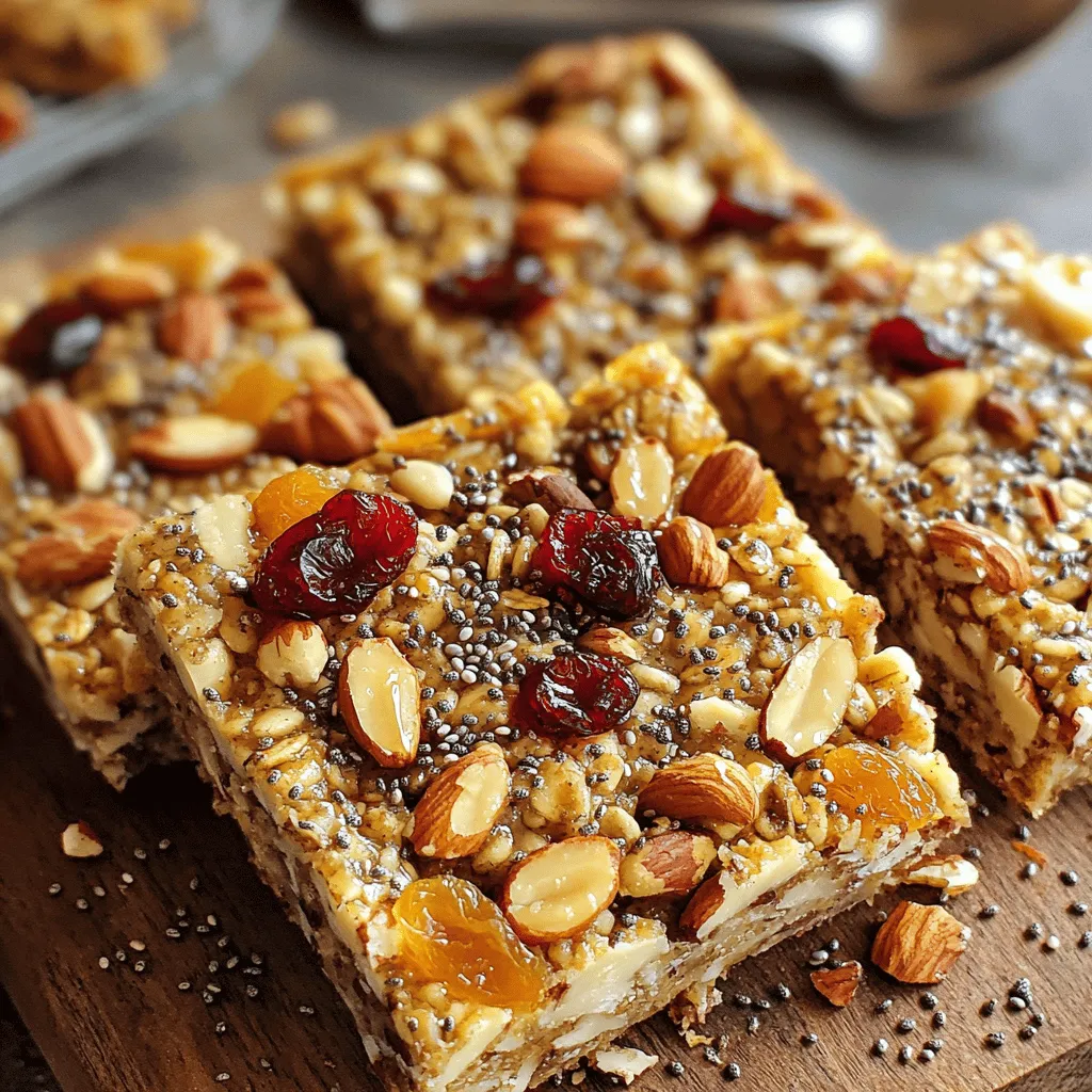 Homemade Granola Bars Gesunde Snack-Idee für Jeden
