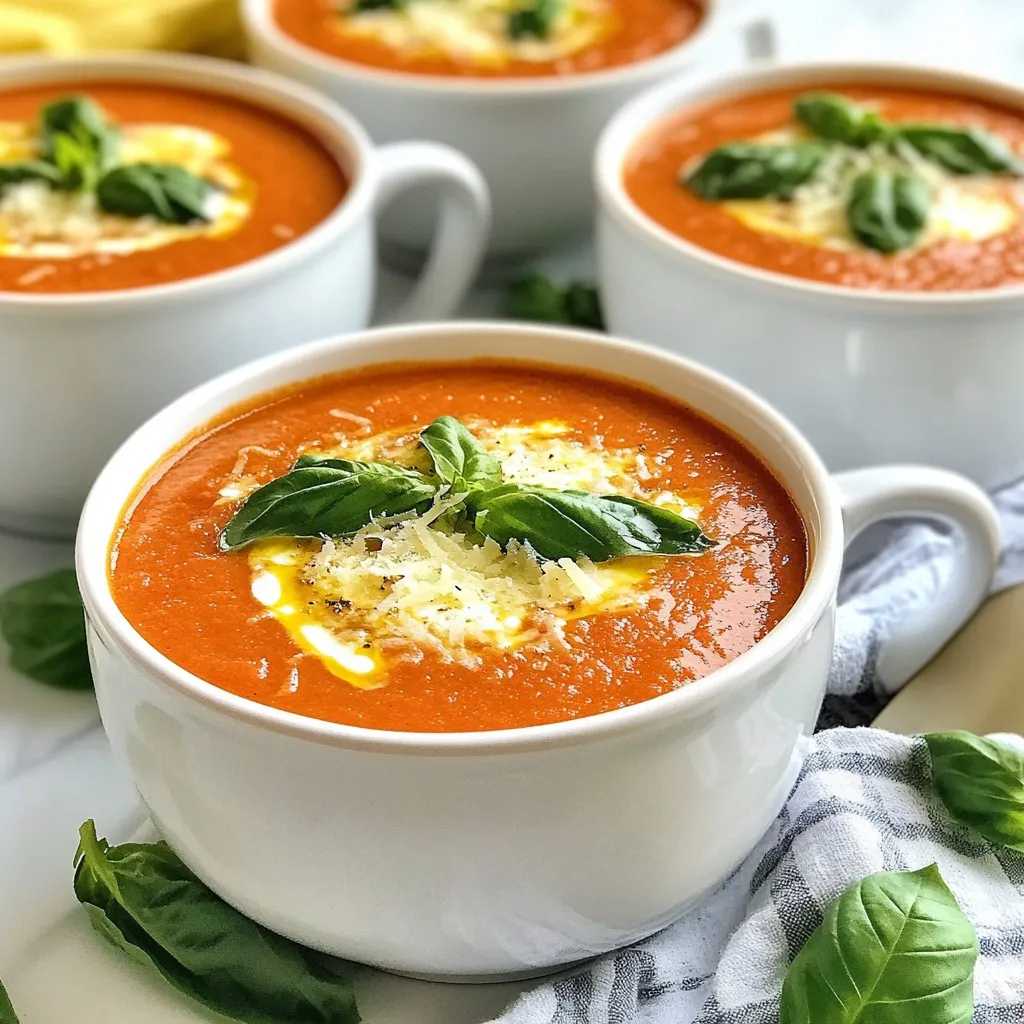 Instant Pot Creamy Tomato Basil Soup Köstlicher Genuss