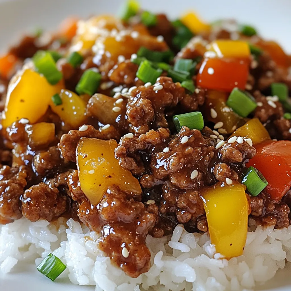 Honig Knoblauch Hackfleisch Köstliches Rezept entdecken
